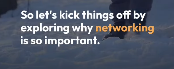 Importance of networking
